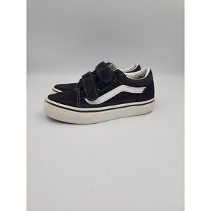 Vans Old Skool V Skate Shoe - Little Kid - Black Size 13